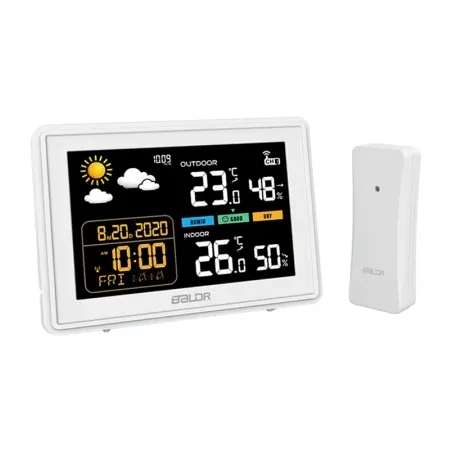 BALDRTHERM B0359WST2H2PR Weather Station with Outdoor Sensor